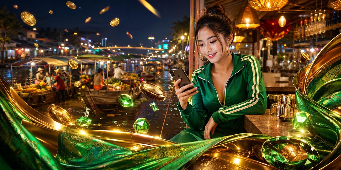 Phụ nữ mặc áo dài tại Cần Thơ sử dụng điện thoại truy cập ứng dụng cá cược di động
