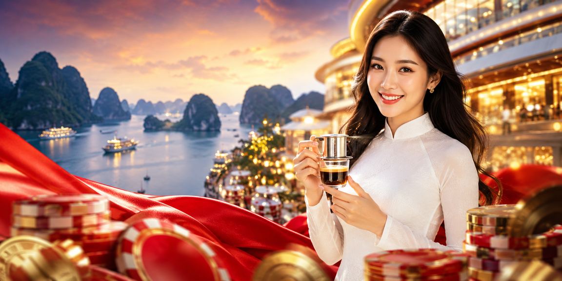 Người dùng xem tỷ lệ kèo trận đấu trên điện thoại tại vịnh Hạ Long