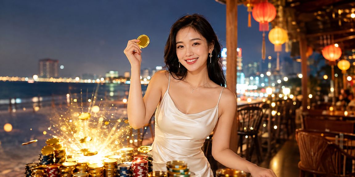 Người dùng tại Hội An thư giãn với cà phê và điện thoại, đặt cược online buổi sáng nhẹ nhàng
