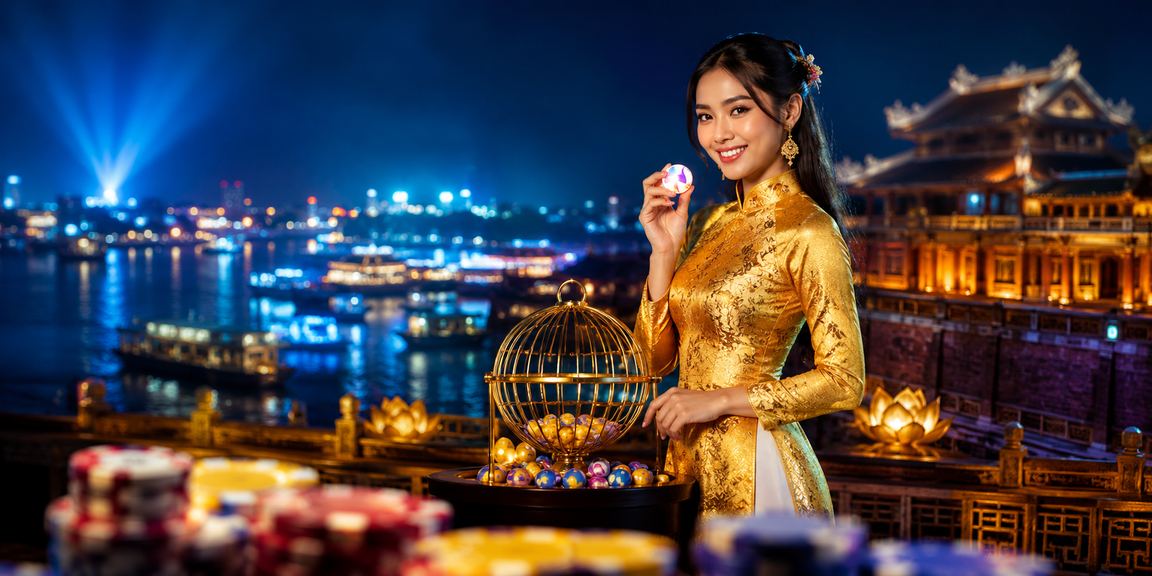 Cảnh buổi chiều tại Huế với người dùng theo dõi xổ số và kèo thể thao trực tuyến